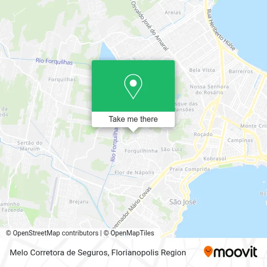 Melo Corretora de Seguros map