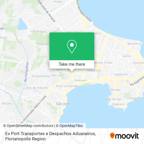 Ex Port Transportes e Despachos Aduaneiros map