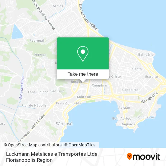 Luckmann Metalicas e Transportes Ltda map