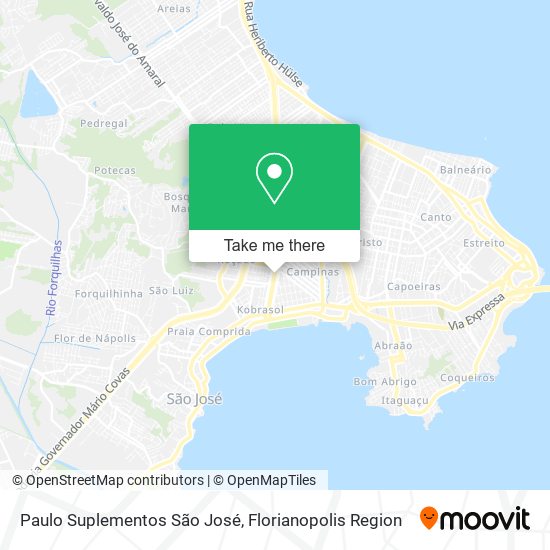 Paulo Suplementos São José map