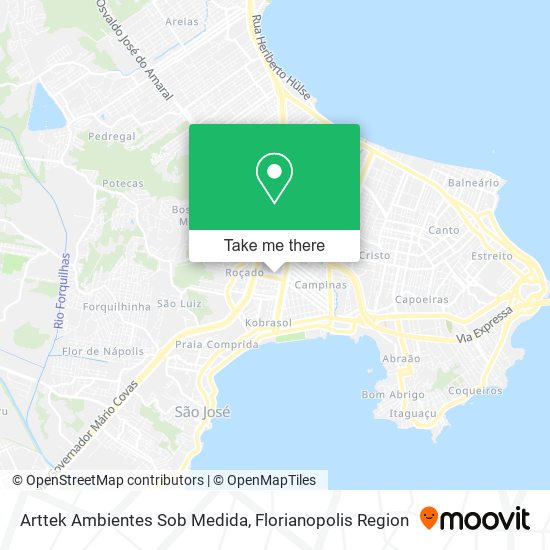 Arttek Ambientes Sob Medida map