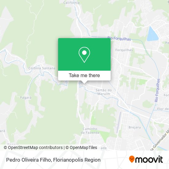 Pedro Oliveira Filho map
