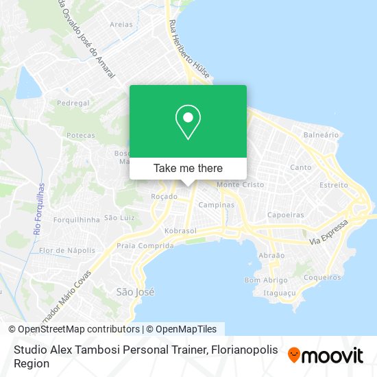 Studio Alex Tambosi Personal Trainer map