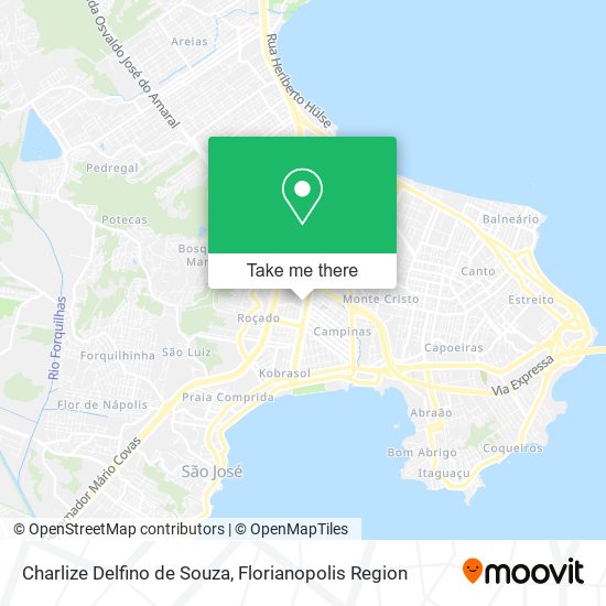 Charlize Delfino de Souza map
