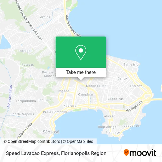 Speed Lavacao Express map