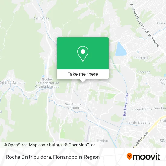 Rocha Distribuidora map