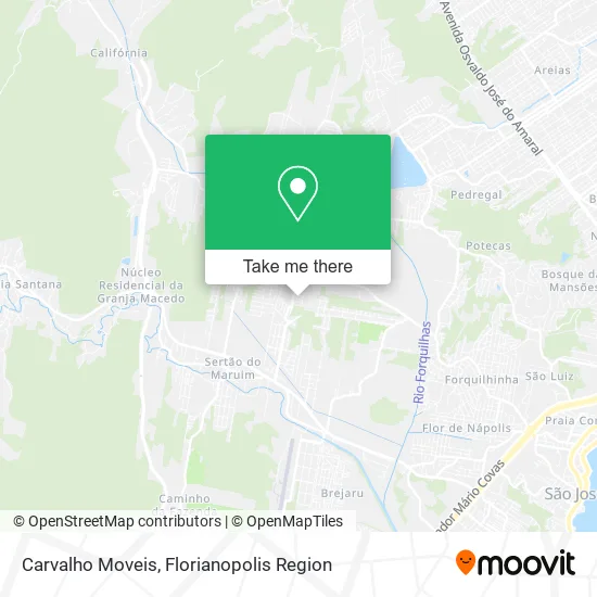 Carvalho Moveis map