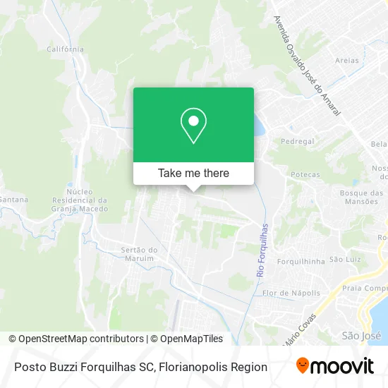 Posto Buzzi Forquilhas SC map