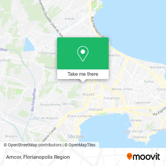 Amcor map