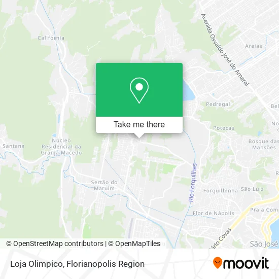 Loja Olimpico map