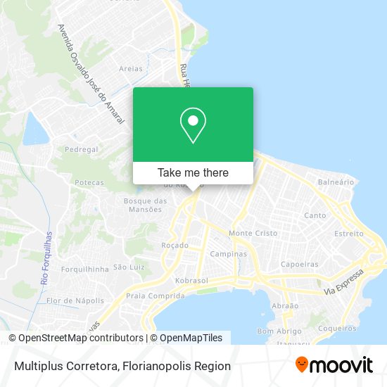Multiplus Corretora map