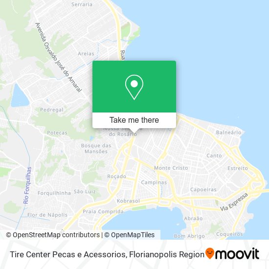 Tire Center Pecas e Acessorios map