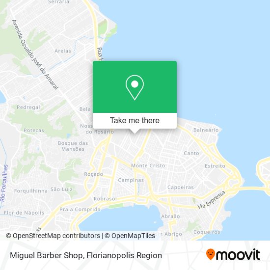 Miguel Barber Shop map