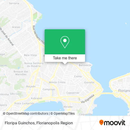Floripa Guinchos map