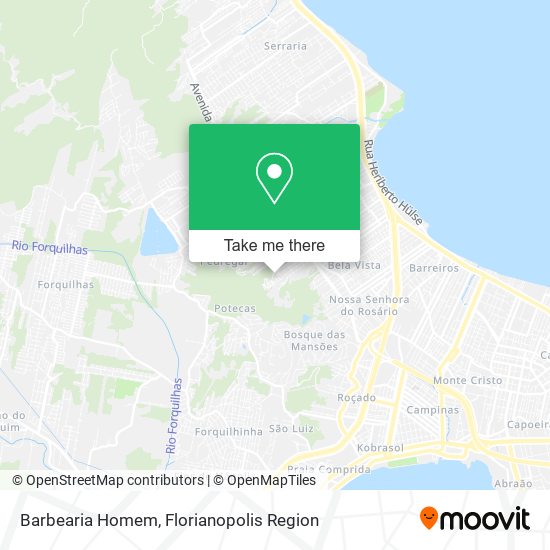 Barbearia Homem map