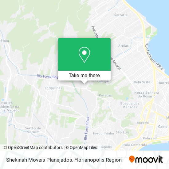 Shekinah Moveis Planejados map