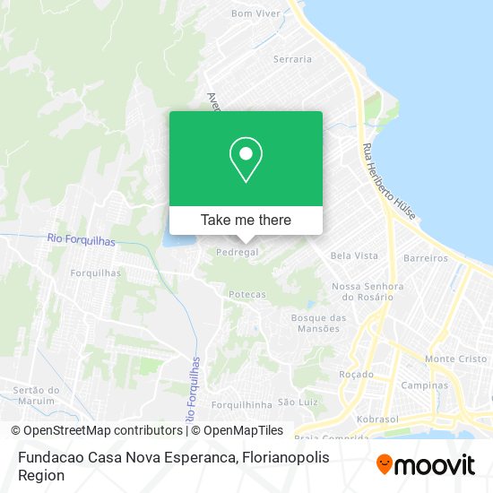 Fundacao Casa Nova Esperanca map