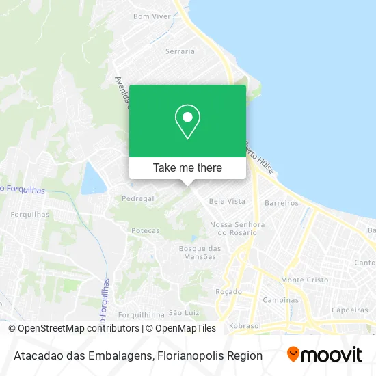 Atacadao das Embalagens map