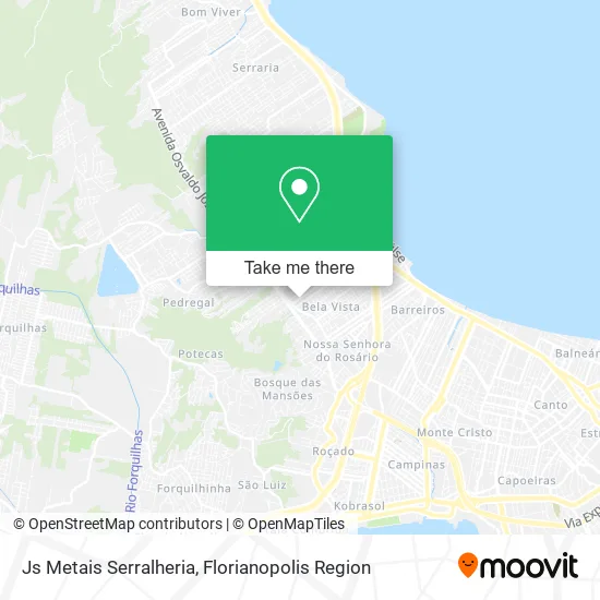 Js Metais Serralheria map