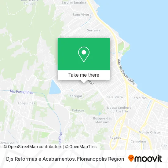 Djs Reformas e Acabamentos map