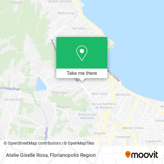Atelie Giselle Rosa map