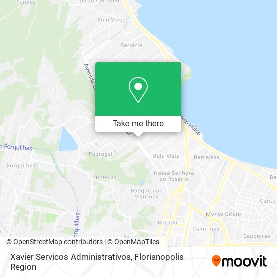 Xavier Servicos Administrativos map
