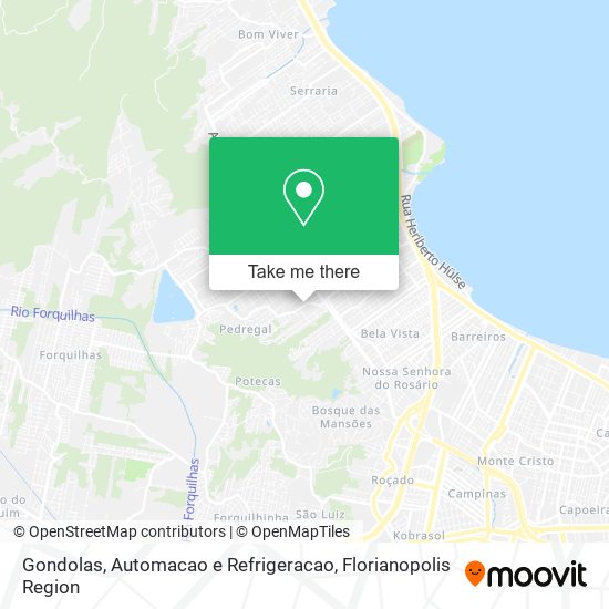 Gondolas, Automacao e Refrigeracao map