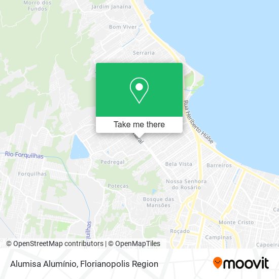 Alumisa Alumínio map