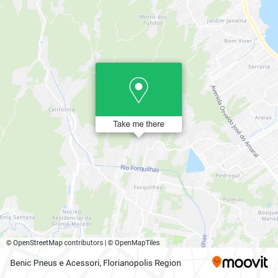 Benic Pneus e Acessori map
