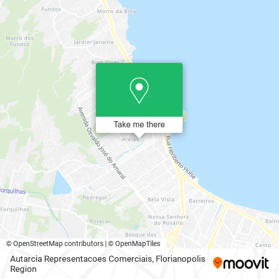 Autarcia Representacoes Comerciais map