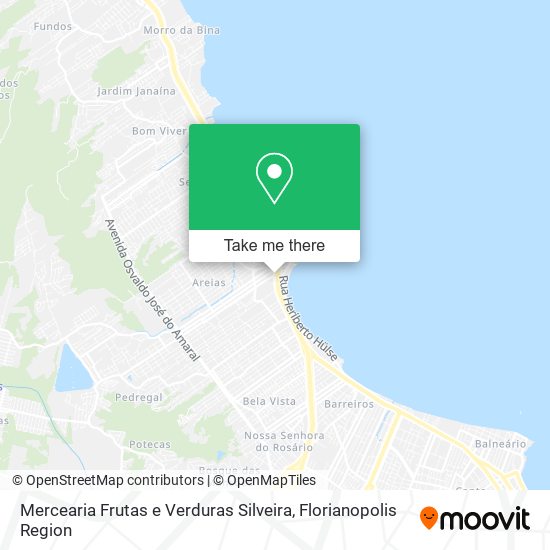 Mercearia Frutas e Verduras Silveira map