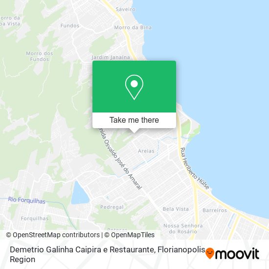 Demetrio Galinha Caipira e Restaurante map