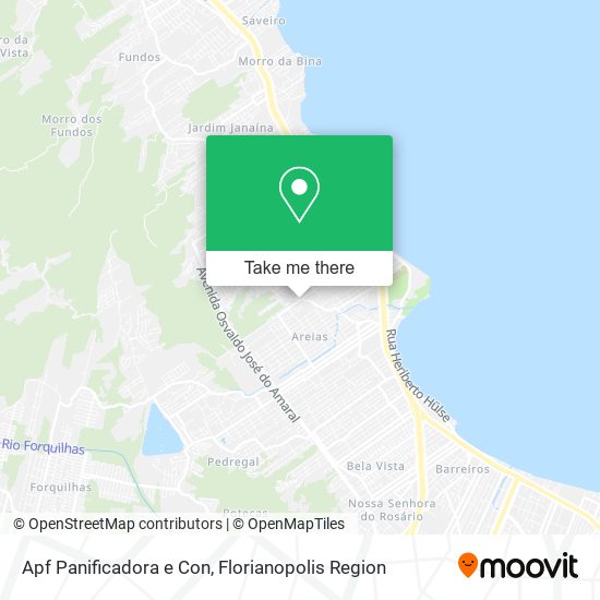 Apf Panificadora e Con map