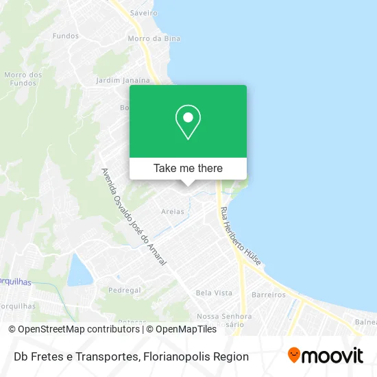 Db Fretes e Transportes map