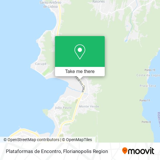 Plataformas de Encontro map