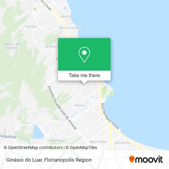 Ginásio do Luar map