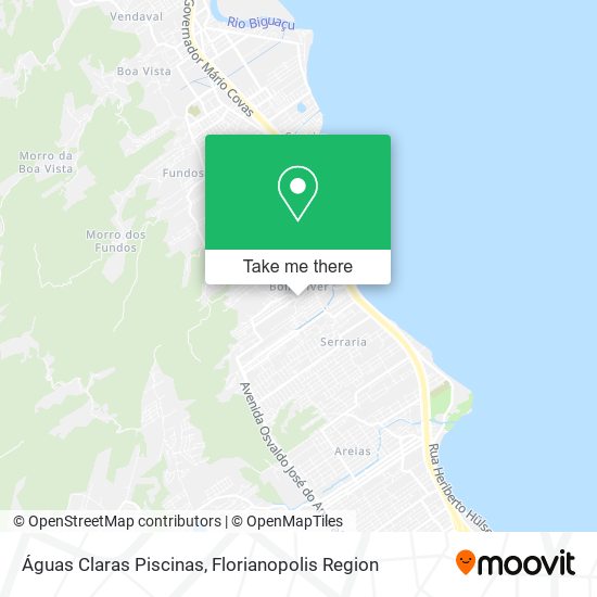 Águas Claras Piscinas map