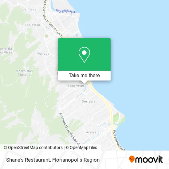 Shane's Restaurant map