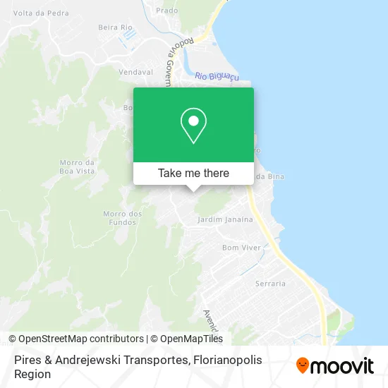 Pires & Andrejewski Transportes map