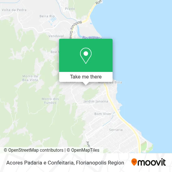 Acores Padaria e Confeitaria map