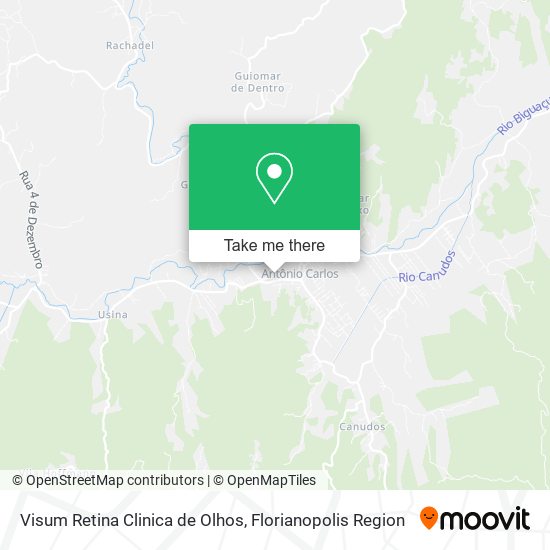 Visum Retina Clinica de Olhos map