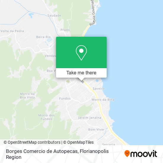 Borges Comercio de Autopecas map