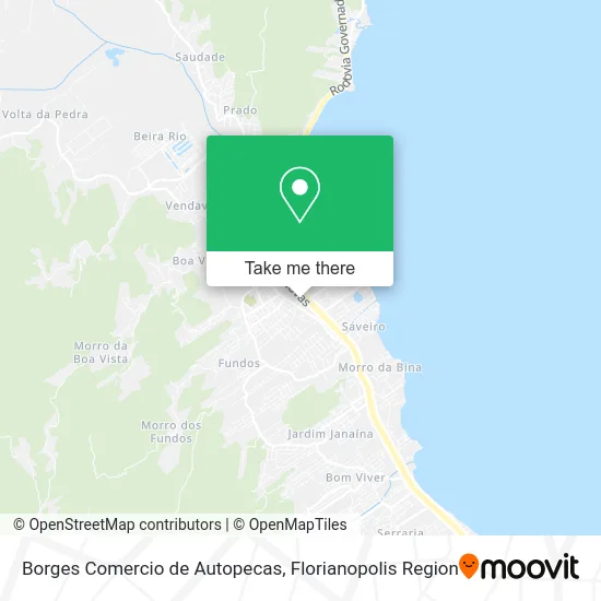 Borges Comercio de Autopecas map