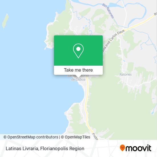 Latinas Livraria map