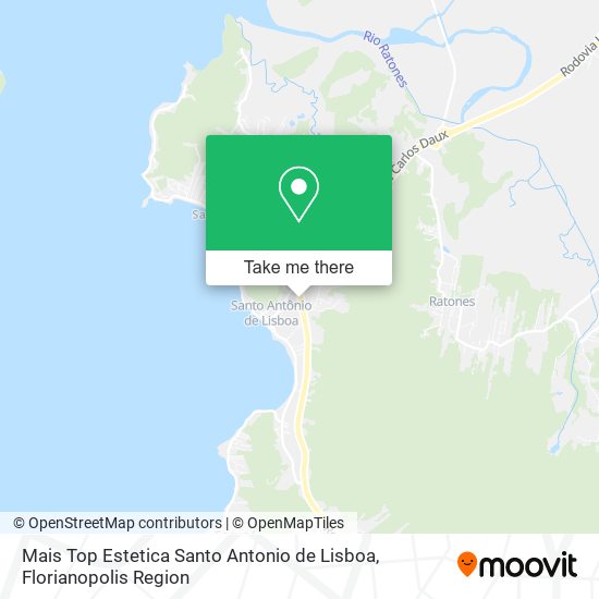 Mapa Mais Top Estetica Santo Antonio de Lisboa