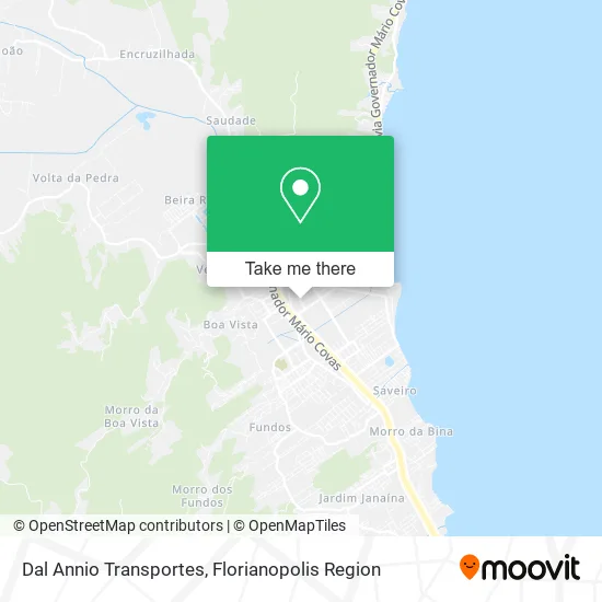 Dal Annio Transportes map