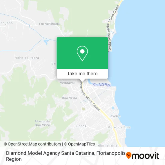 Diamond Model Agency Santa Catarina map