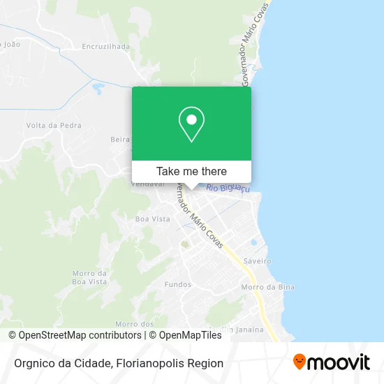 Orgnico da Cidade map