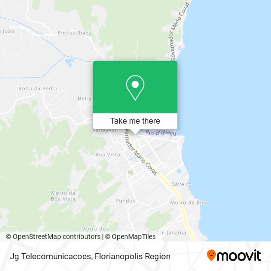 Jg Telecomunicacoes map