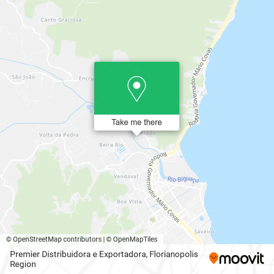 Premier Distribuidora e Exportadora map